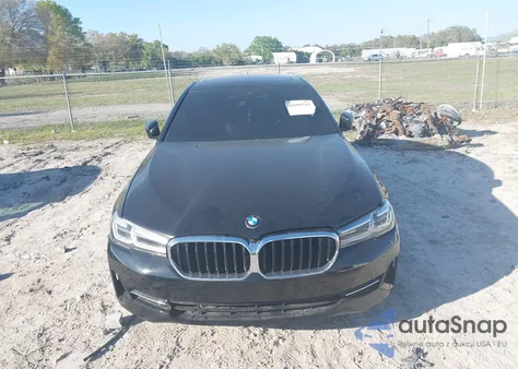 2021 BMW 530I из США, поврежденный, VIN WBA53BH03MCF63030